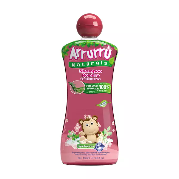 Shampoo Arrurru Cabello Oscuro Romero Fco X 400 Ml