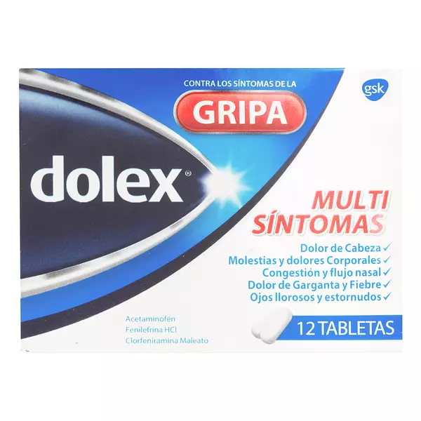 Dolex Gripa Cj X 12 Tab Gsk