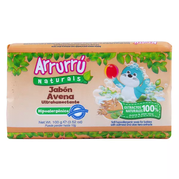 Jabon Arrurru Naturals Con Avena 100 Gr