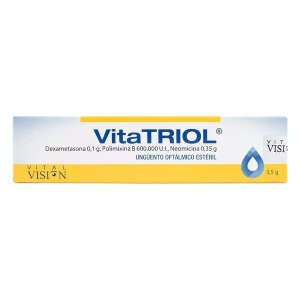 Vitatriol(Dexametasona+Polimixina+Neomicina) Unguento Oftalm