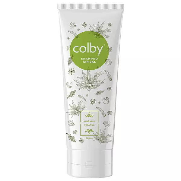 Shampoo Colby Sin Sal Aloe Vera 280 Ml