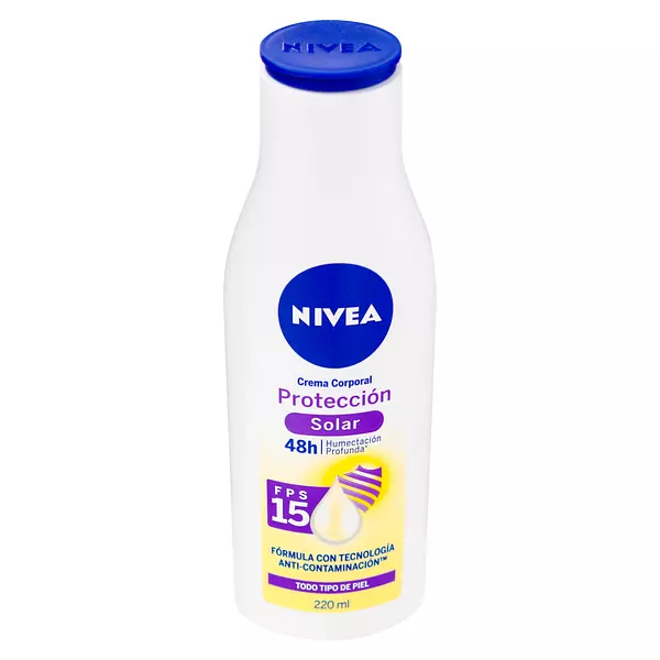 Crema Corporal Nivea Proteccion Solar Fps15 220ml