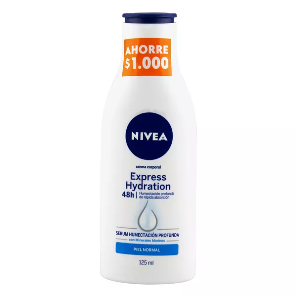 Crema Nivea Hidratacion Express 125 Ml Ah.1000