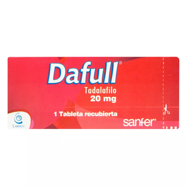 Dafull (Tadalafilo) 20 Mg Cj X 1 Tab Labinco