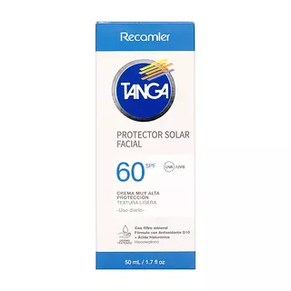 Protector Solar Facial Tanga 60 Spf Fco X 50ml