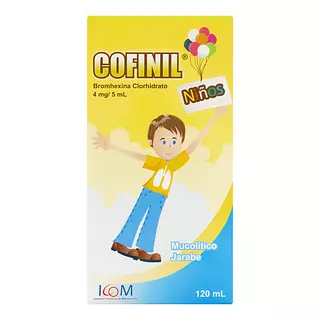 Cofinil (Bromhexina) 4 Mg Niños Jrb 120ml