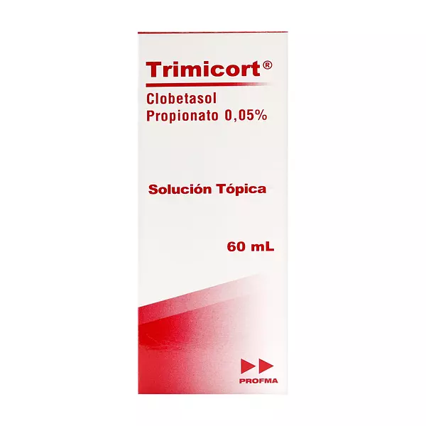 Trimicort Solucion 0.05% (Clobetasol) Fco X 60 Ml