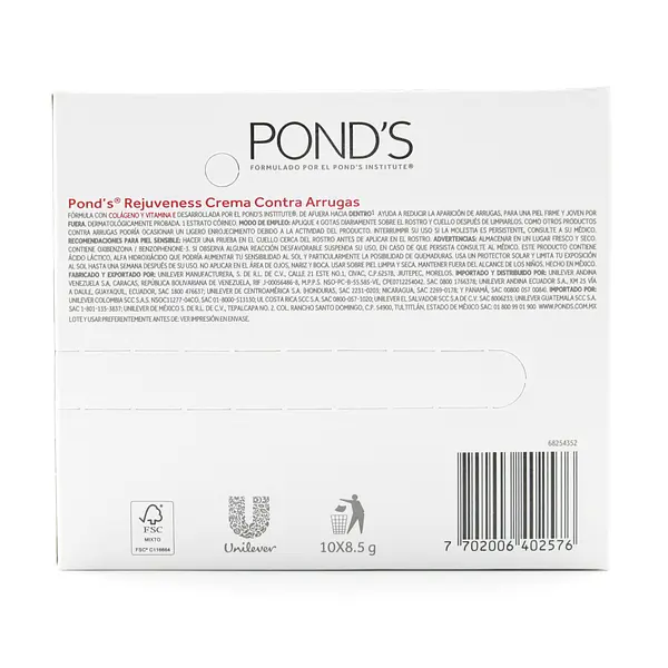 Crema Ponds Rejuveness Cj X 10 Sbs