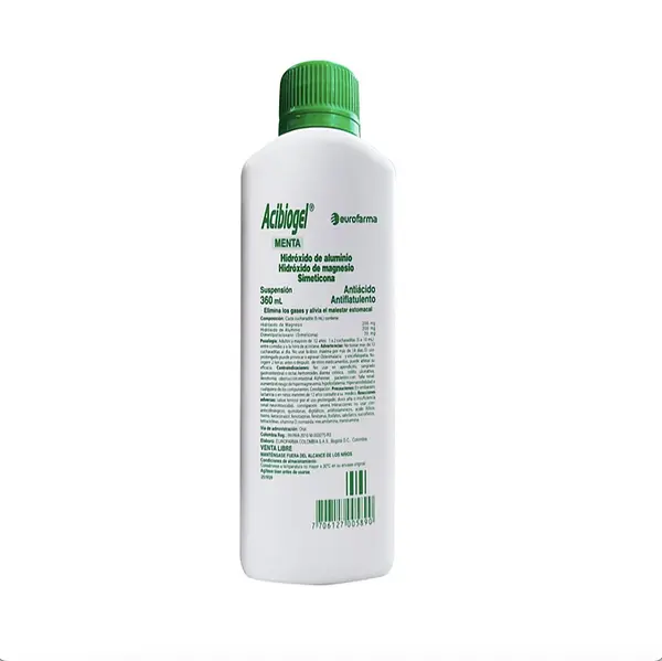 Acibiogel (Hidroxido De Aluminio+Magnesio+Simeticona) Fco X