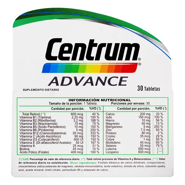 Centrum Advance Cj X 30tb